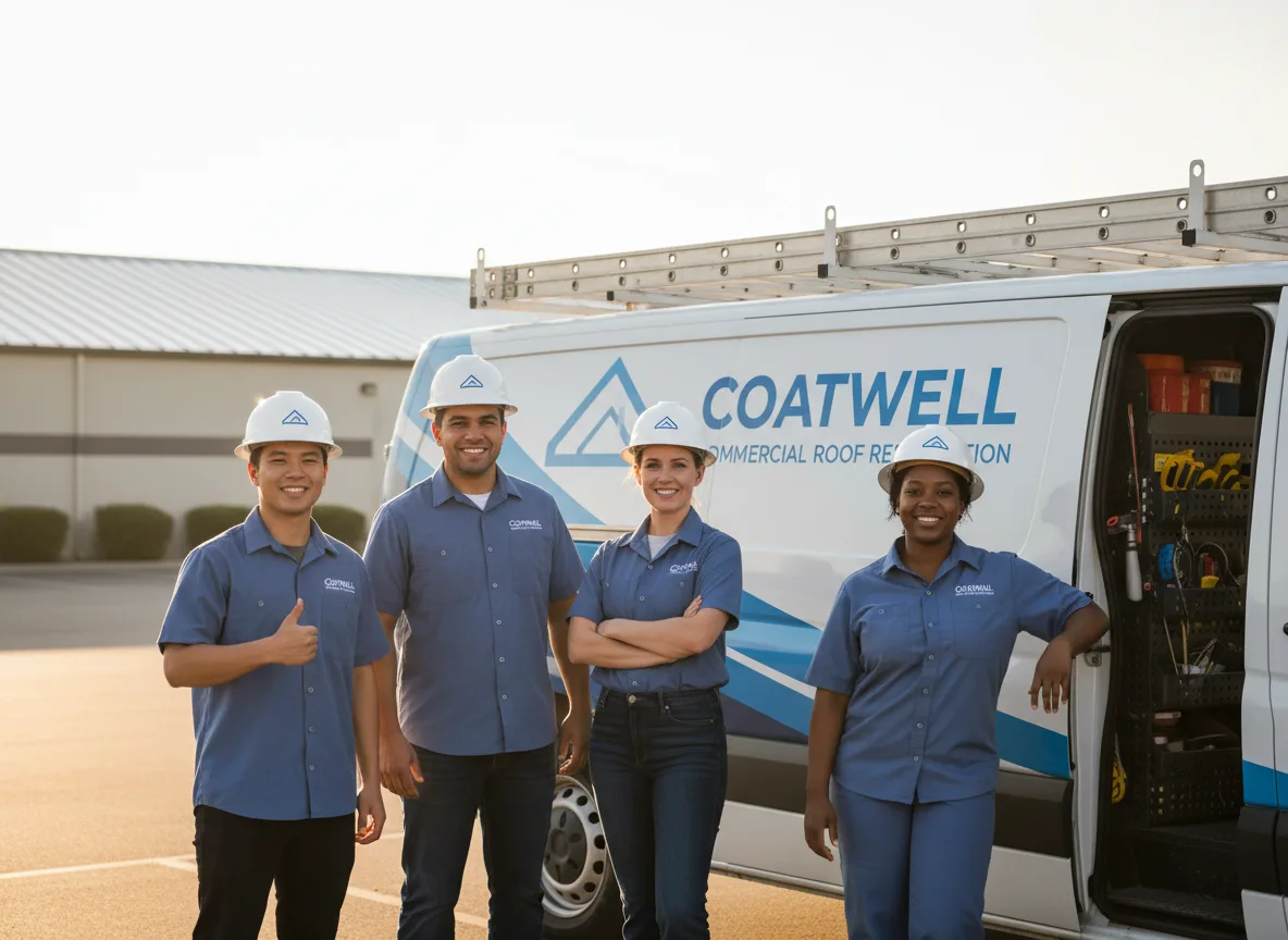 Commercial roof coating company in Hickman, CA